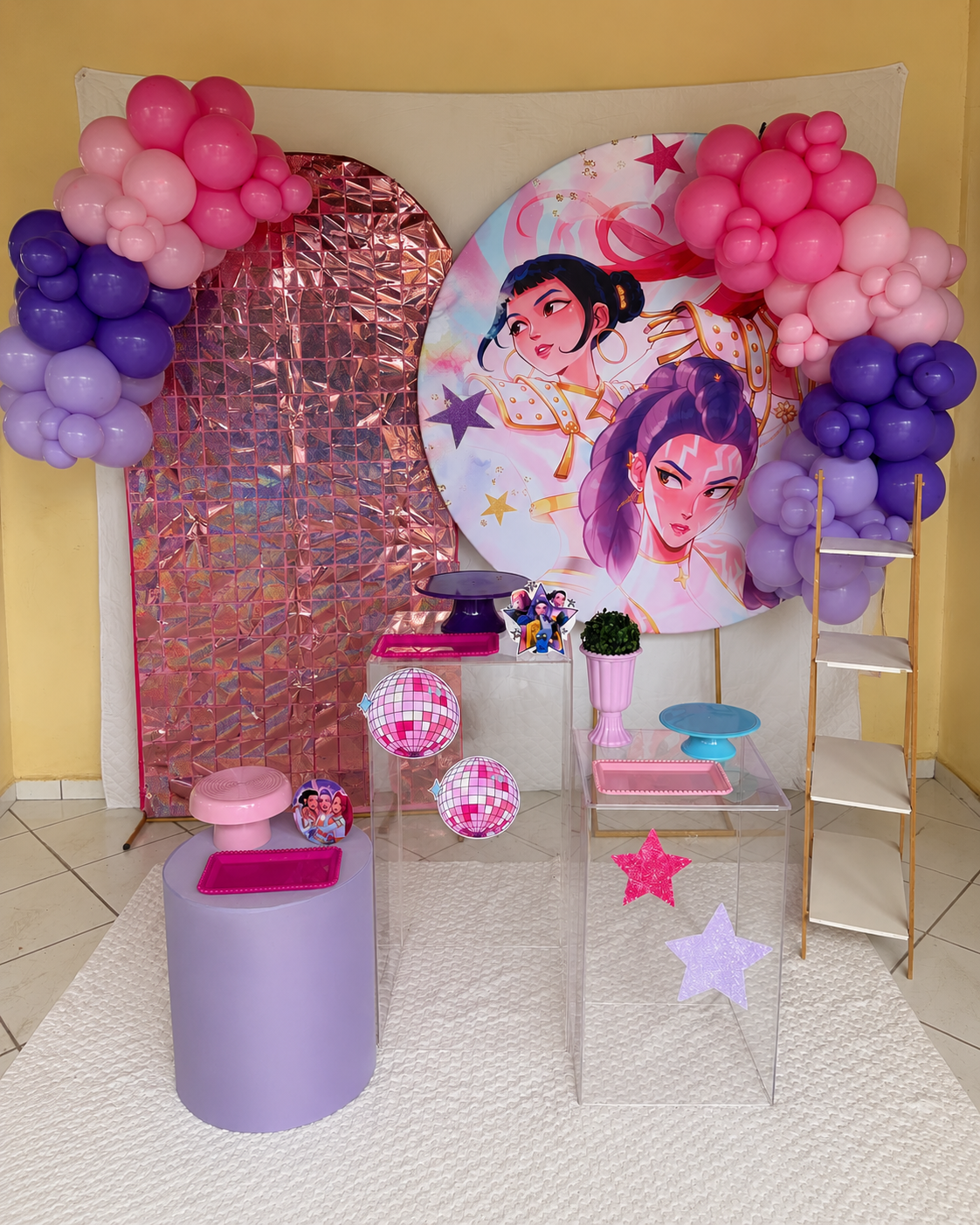 Decoração Guerreiras do k-pop